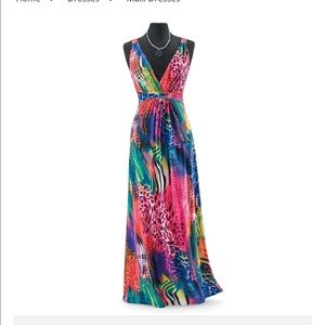 Pyramid Collection Ophidion Maxi Dress